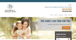 Desktop Screenshot of dianemorinfamilylaw.com